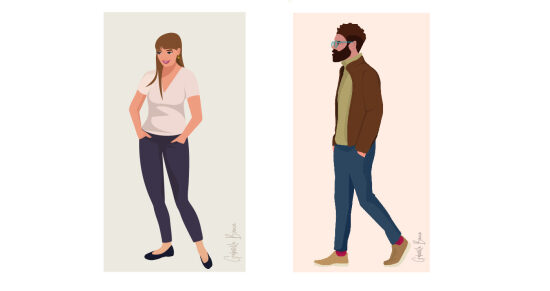 Illustration Gabriella Bianca- UPIM department store - fashion silhouettes.jpg